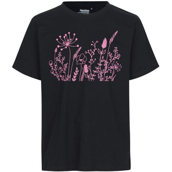 HANDGEDRUCKT "Wilde Wiese" Unisex T-Shirt Neutral