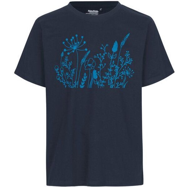 HANDGEDRUCKT "Wilde Wiese" Unisex T-Shirt Neutral