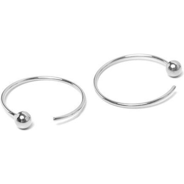 Jonathan Radetz Jewellery - Creole SPHERE, Silber 925, Sterlingsilber, Durchmesser 20 - 30 mm, Handmade in Germany