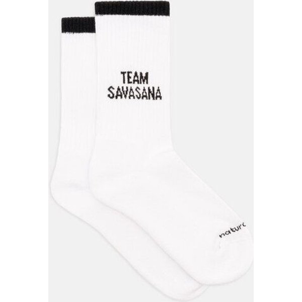 Natural Vibes Team Savasana Yoga Socken | Bio GOTS | Tennissocken | Herren Damen Socken | Unisex