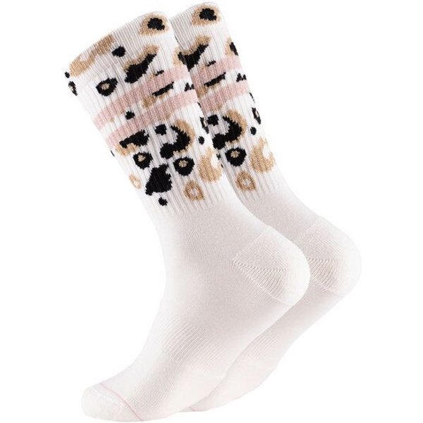 Socken "Ooley Leo allover" aus Biobaumwolle made in Italy