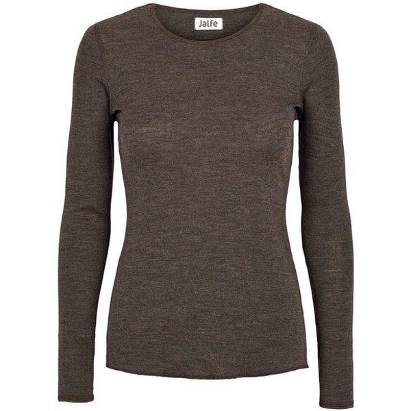 Jalfe Longsleeve Wolle plain melange