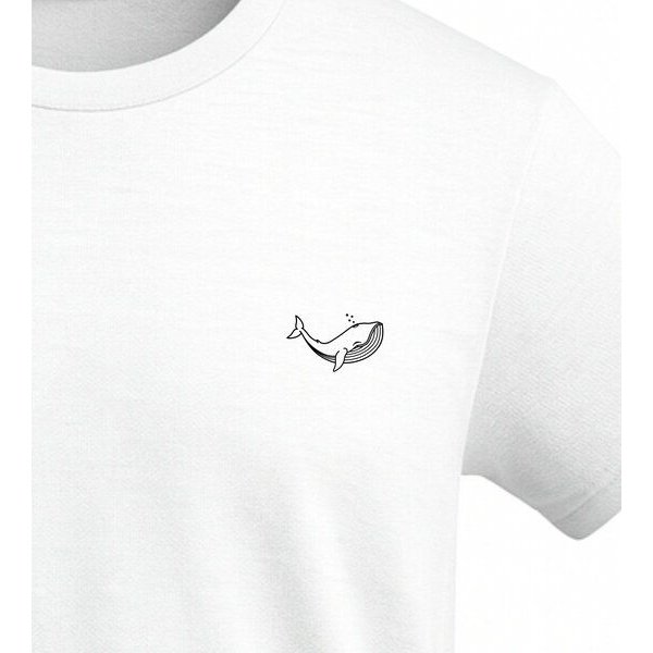 vis wear Wal der Ozeane - Strand Surf - Organic Shirt