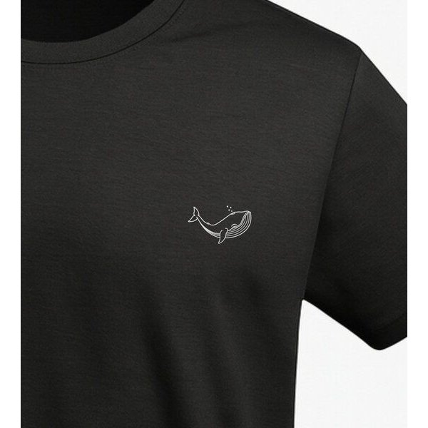 vis wear Wal der Ozeane - Strand Surf - Organic Shirt