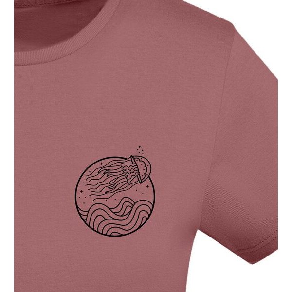 vis wear Qualle zwischen Ozean und Wellen - Damen Organic Shirt