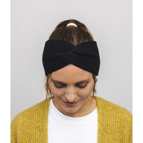 obumi STIRNBAND KNOT AUS KASCHMIR (100% RECYCLED)