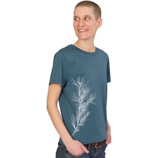 Life-Tree Organic Fairwear Shirt Women Stargazer | Blau