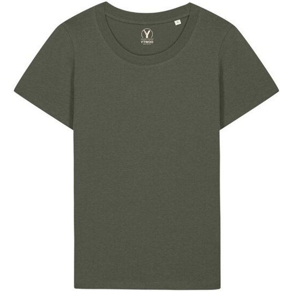 YTWOO Mid-Light Damen T-Shirt Slim Fit