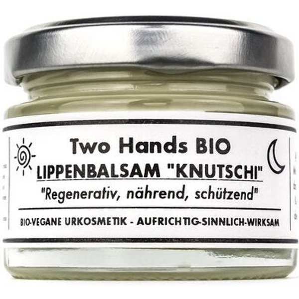 Two Hands BIO Lippenbalsam „KNUTSCHI“ mit fairer Bio-Kakaobutter & Bio-Calendula - Bio Vegan
