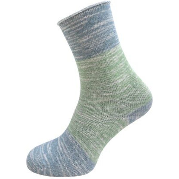 SOKKINN Wool Blockstripe „Lake“ – nachhaltige Bio-Socke mit Bio-Lammwolle