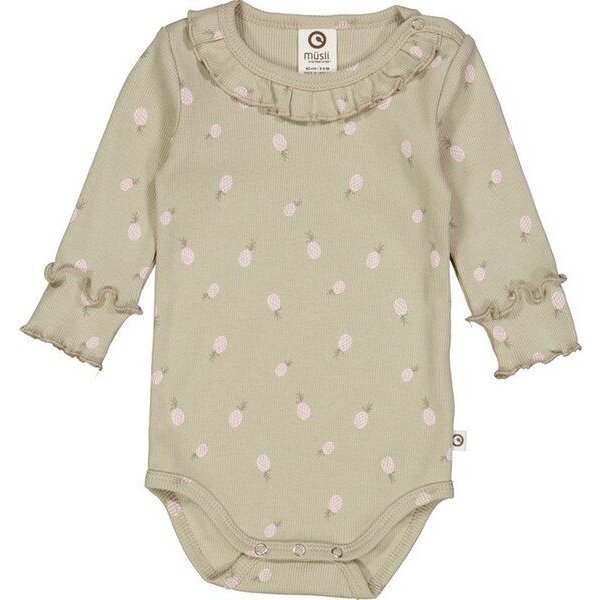 Fred's World by Green Cotton "Green Cotton" Body Langarm Ananas