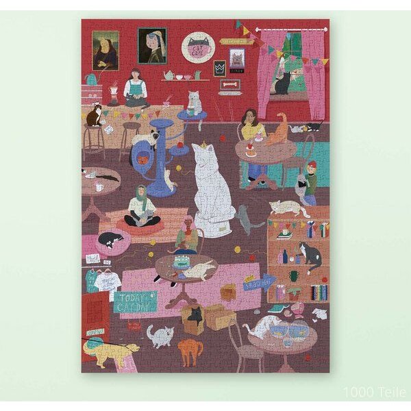 Willa Wunst Katzencafé Puzzle