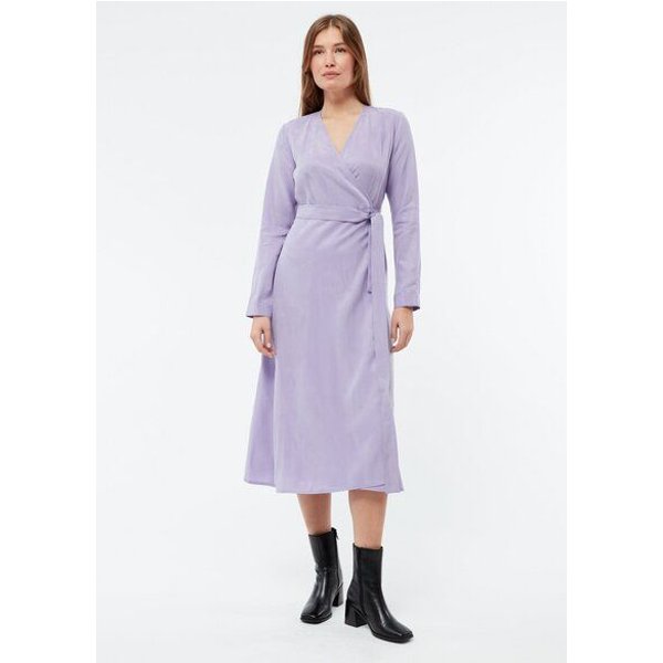 Givn Berlin Wickelkleid GBVIRGINIA aus TENCEL mit Peach-Effekt