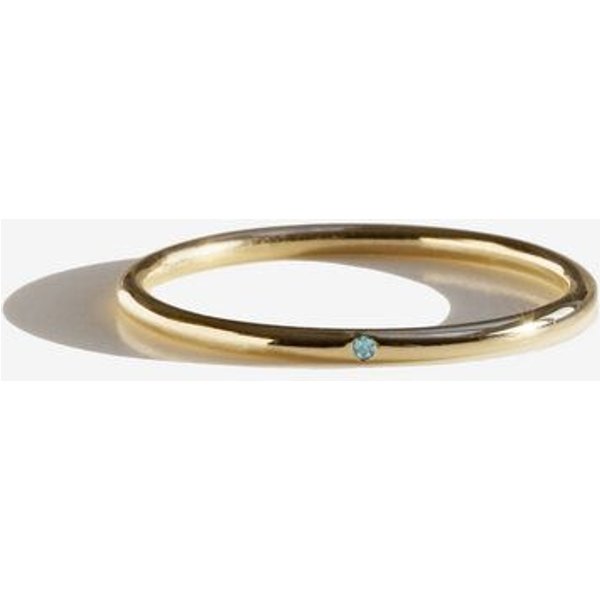Jonathan Radetz Jewellery Ring REMEMBER, Gold 585, 14 karat, farbiger Diamant, Größe 48 - 60, Handmade