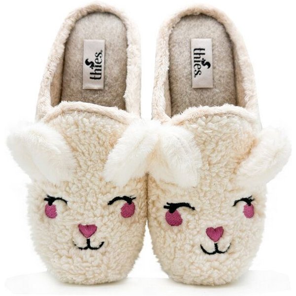 Veganer "thies ® Organic Rabbit Slipper" aus kuscheliger Biobaumwolle