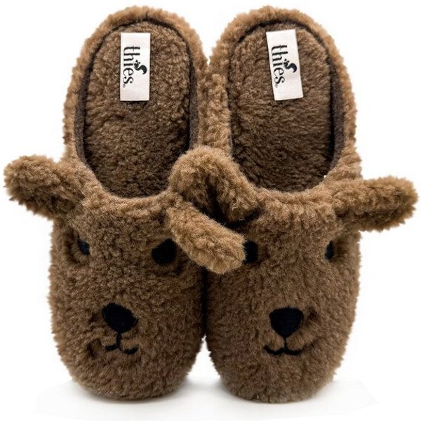 Veganer "thies ® Organic Bear Slipper" aus kuscheliger Biobaumwolle