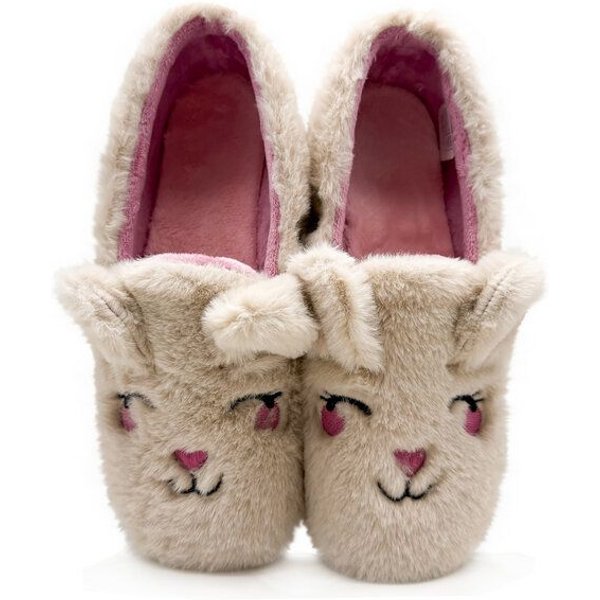 Veganer "thies ® Rec Rabbit Closed Slipper" aus kuscheligem recyceltem PES