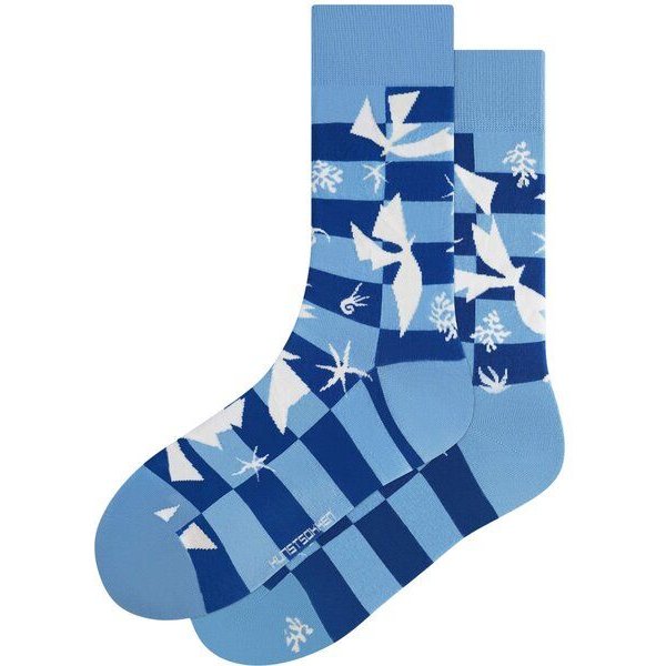 KUNSTSOKKEN Kunst Socken - Nahtlose Bunte Socken aus Bio-Baumwolle Mix - weihnachtsgeschenke für Künstler - Lustige Socken Geschenk