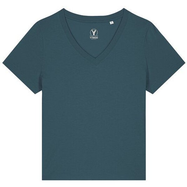 YTWOO Damen V-Neck T-Shirt
