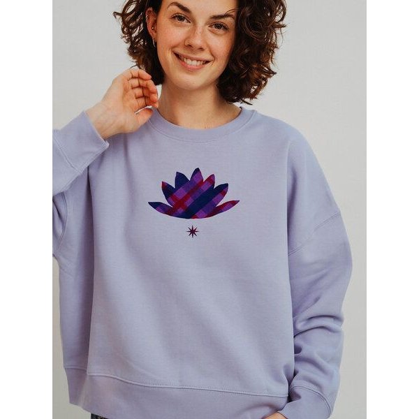Kultgut Artdesign Boxy-Style Sweatpullover / Namaste