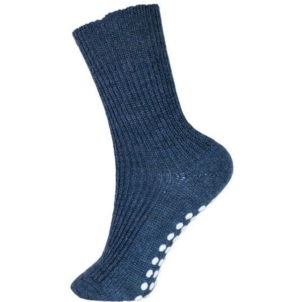 Hirsch Natur Baby Kinder Grobstrick Stopper Socken kbT Wolle