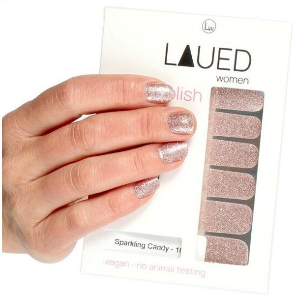 Vargu LAUED vegane Nagelfolien solid glitter