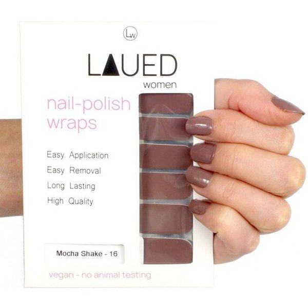 Vargu LAUED vegane Nagelfolien solid brown
