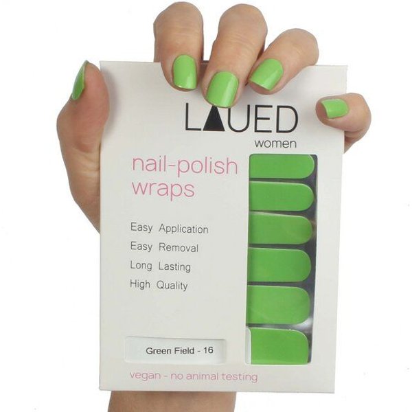 Vargu LAUED vegane Nagelfolien solid green