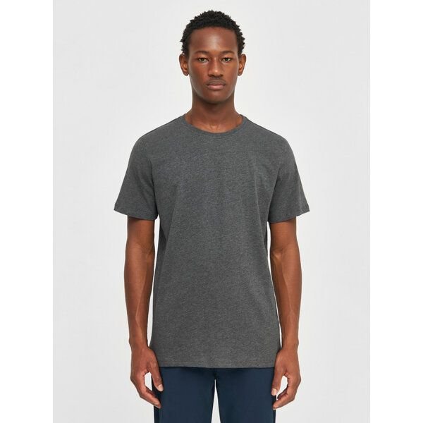 KnowledgeCotton Apparel Basic T-Shirt O-Neck aus Bio-Baumwolle