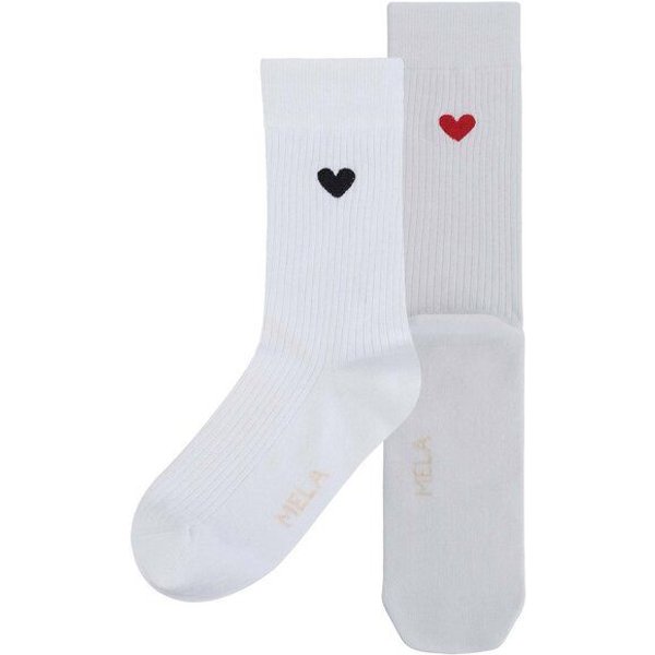 MELA Gerippte Socken Stickerei Bundle
