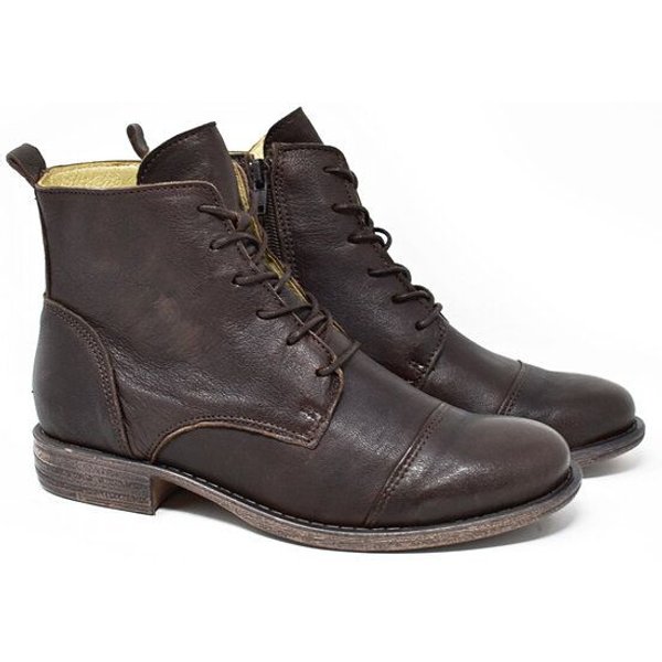 Claudio Nero Schnürboots Tres braun