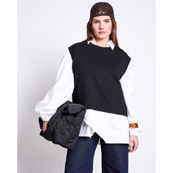 JAN N JUNE T-Shirt OVAR schwarz