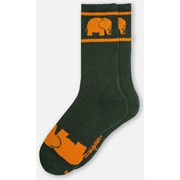 Trendsplant Green Organic Cotton Athletic Socks
