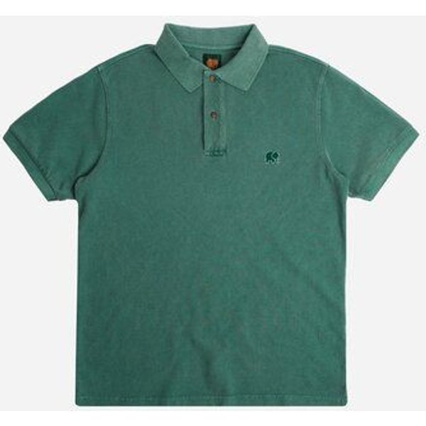 Trendsplant Organic Pigment Dyed Polo Shirt Eden Green