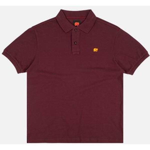 Trendsplant Organic Essential Polo Shirt Burgundy