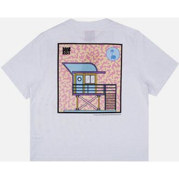 Women's Antonyo Marest x Trendsplant Art Hut T-Shirt White
