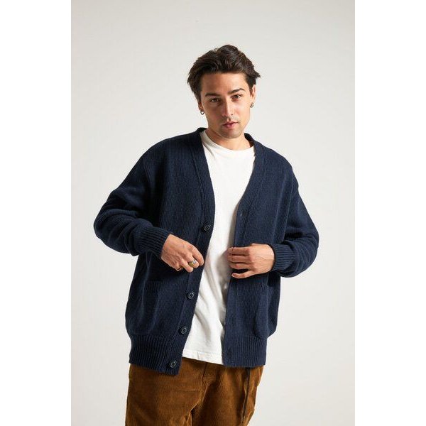 Trendsplant Relleu Cardigan Dark Navy