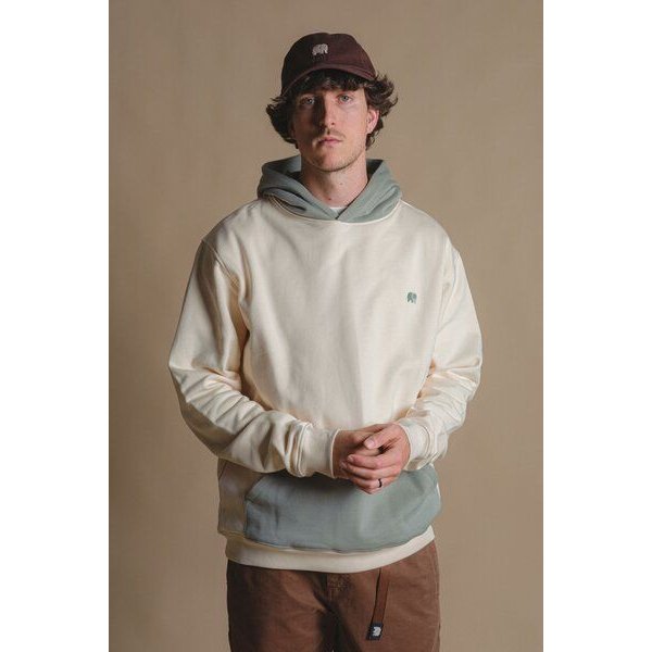 Trendsplant Color Block Hoodie Pale Glow