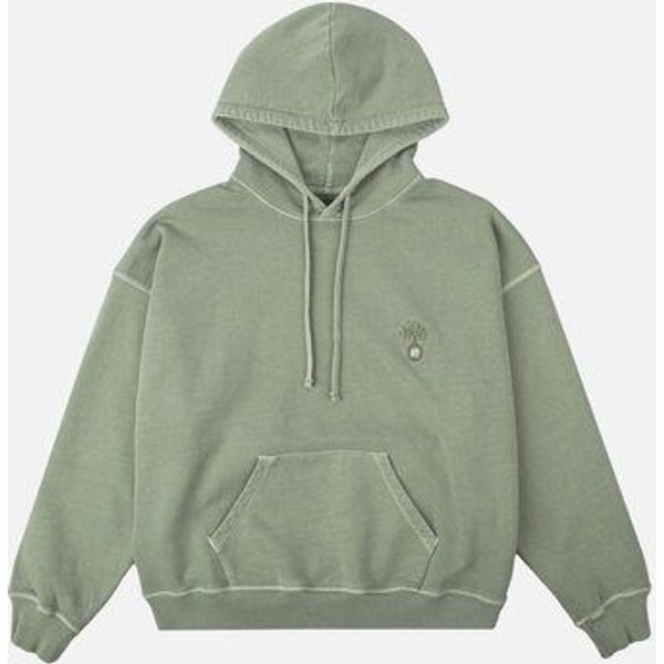 Trendsplant Women's Cepaes Pigment Heavyweight Oversized Hoodie Silver Green