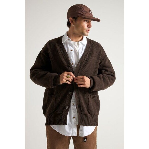 Trendsplant Relleu Cardigan Chocolate