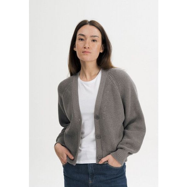MELA Rippstrick Cardigan Style BHUMA aus 100% Bio-Baumwolle