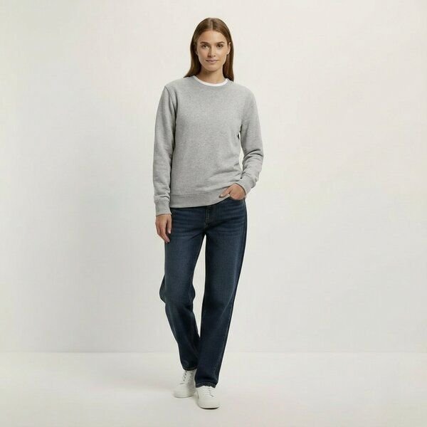 YTWOO Basic Unisex-Sweatshirt aus nachhaltiger Baumwolle