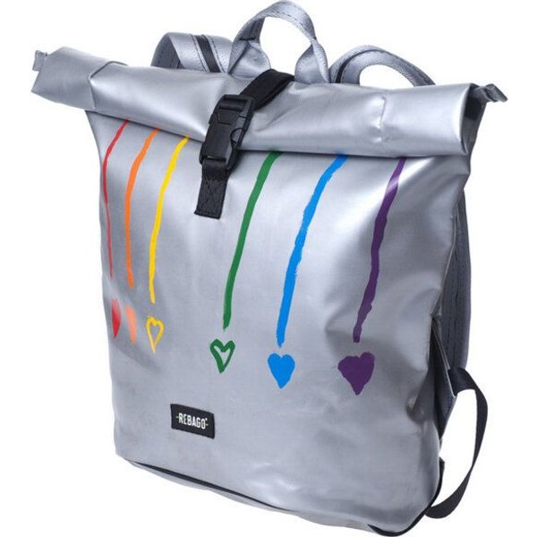 Rebago Rucksack George aus recycelter LKW-Plane