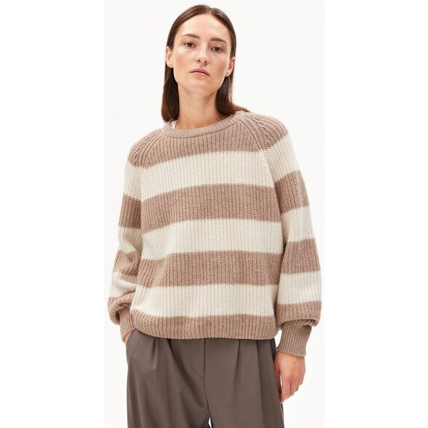 ARMEDANGELS KAAGI STRIPES Damen Pullover aus Bio-Woll Mix