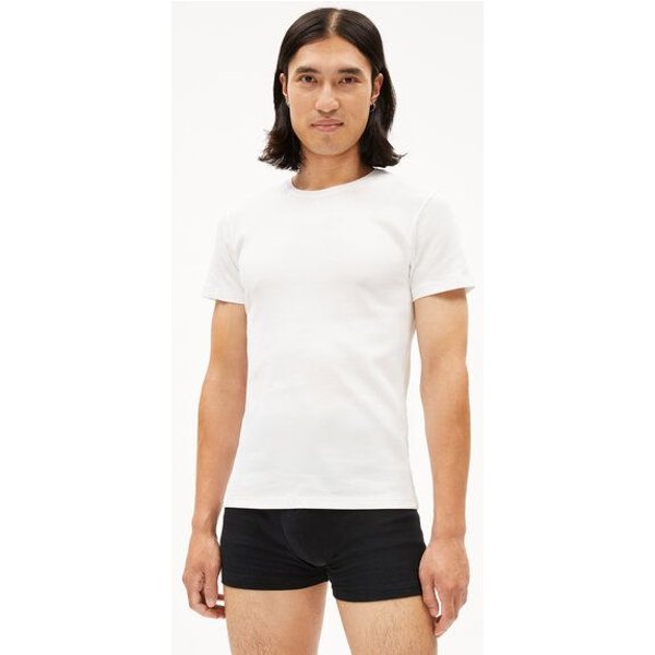 ARMEDANGELS HELMAAR RIB Herren Ripp-T-Shirt aus Bio-Baumwoll Mix