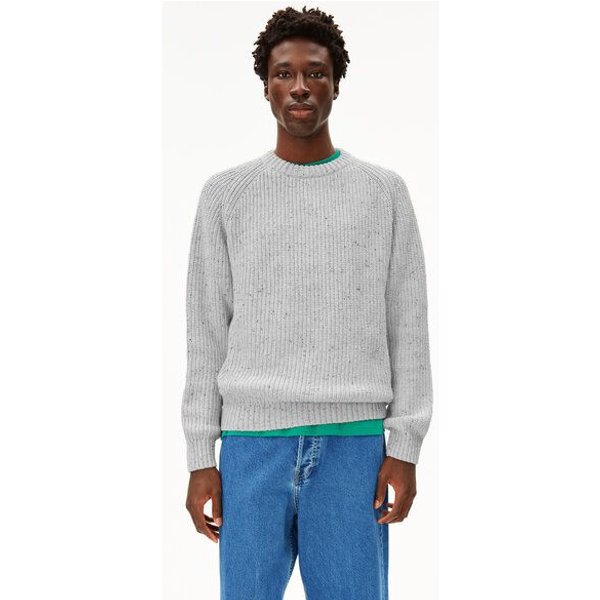 ARMEDANGELS KIAANO TWEED Herren Pullover aus recyclem Bio-Woll Mix