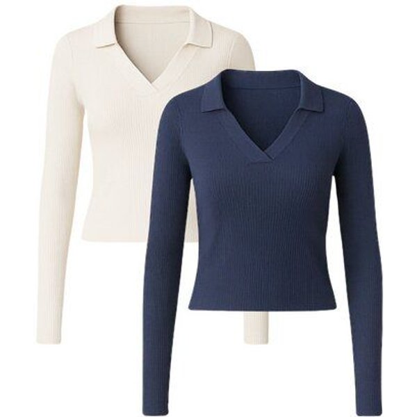 GORG 2er Set Damen Bluse – Bio-Baumwolle & superweiches Modal