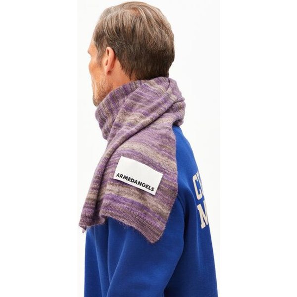 ARMEDANGELS YUKINAA STAMPATO Unisex Schal aus Mohair-Woll Mix