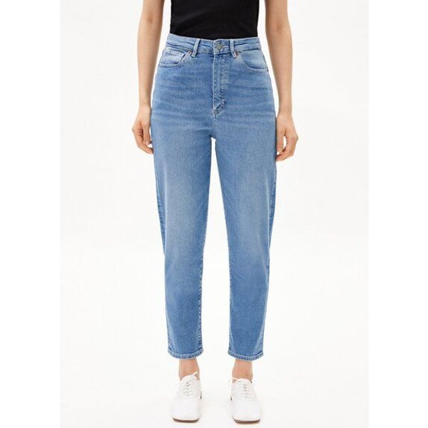 ARMEDANGELS MAIRAA Damen Mom Jeans recycelter Baumwoll Mix Comfort Stretch