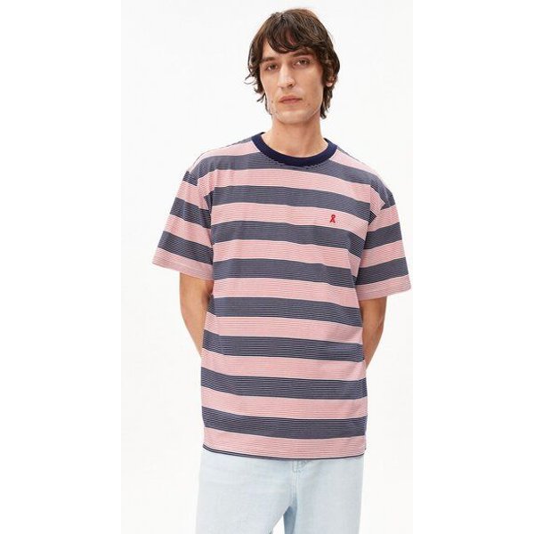 ARMEDANGELS MAARKOS STRIPES Herren T-Shirt aus Bio-Baumwolle